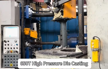 Processus de machine de moulage sous pression 650T