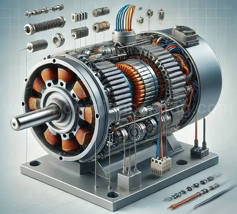 Couvercle d'extr&eacute;mit&eacute; du moteur
